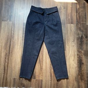 Women’s J Brand Fold Over Pleat Front Jeans